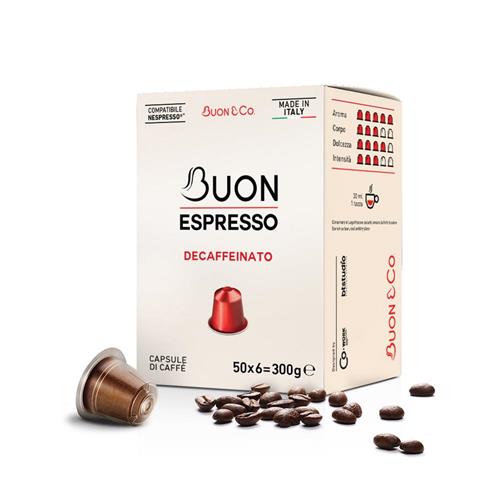 Buonespresso Capsule Compatibili N., 50 Caps, Gusto Decaffeinato