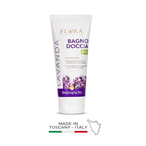 FLORA BagnoDoccia Lavanda Blu BIO pack da 3Pz da 200 ml